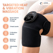 Copper Compression CopperVibe™ Vibrating and Heat Knee Massager