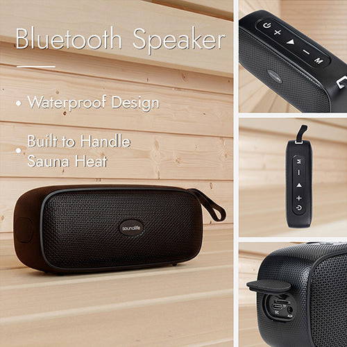 SaunaLife HOME Series kit, Verse Bluetooth sauna speaker