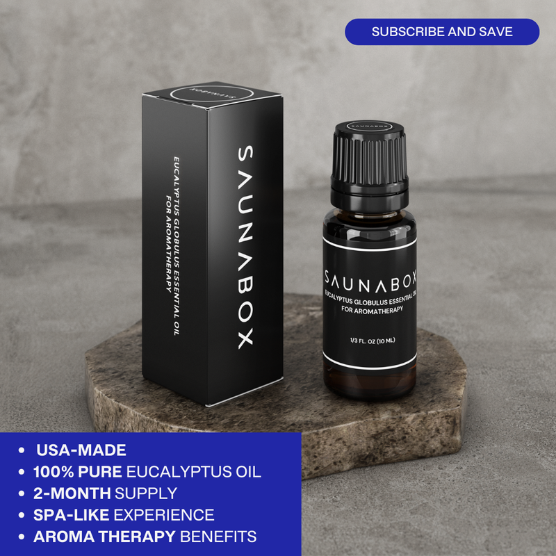 SaunaBox® Eucalyptus Essential Oil for Saunas