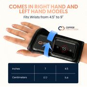 Copper Compression CopperVibe™ Vibrating and Heat Wrist Massager