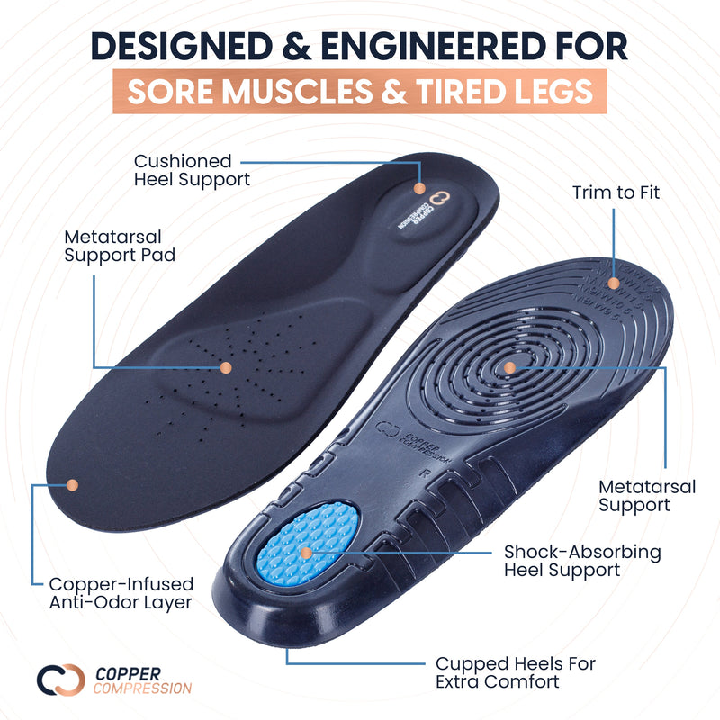 Copper Compression Work All Day Comfort Insoles