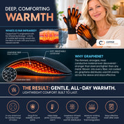Copper Compression CopperCore™ Infrared Energy Half Finger Gloves