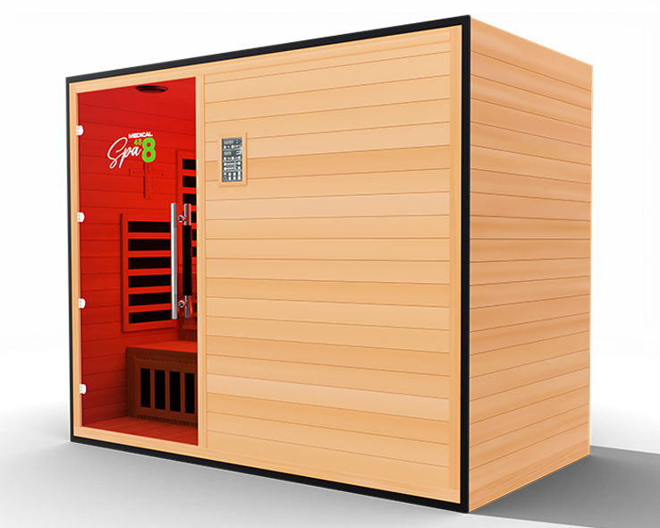 Medical Saunas 4-5 Person Infrared Commercial Spa 488