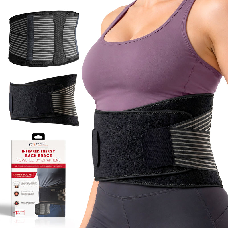 Copper Compression CopperCore™ Infrared Energy Back Brace