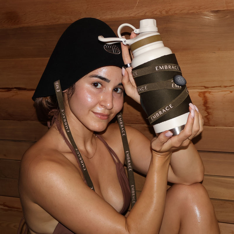 Embrace The Heat Wrap | Sauna Bottle Sleeve