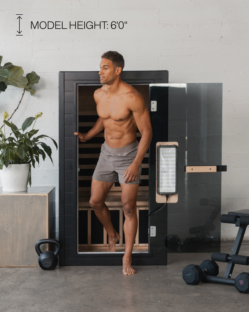 SaunaBox® Solara: Full Spectrum 1-Person Infrared Sauna
