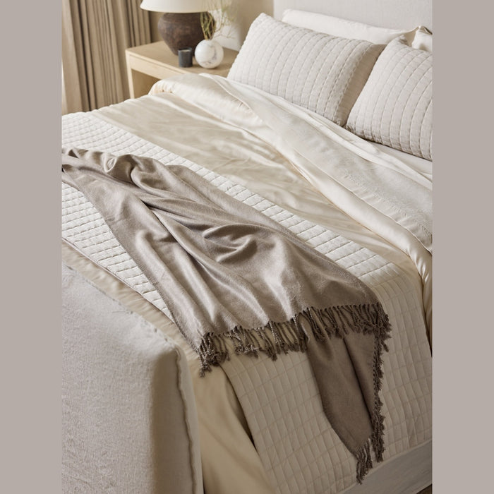 Cozy Earth Bamboo Tassel Throw