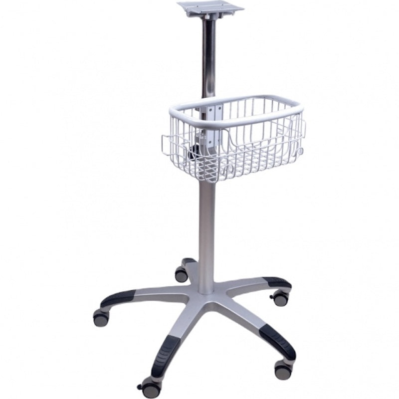 Infinium Mobile Roll Stand with Accessory Basket, 5-caster base, for CLEO Series