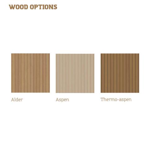 Auroom Libera Wood 2 Person Indoor Sauna