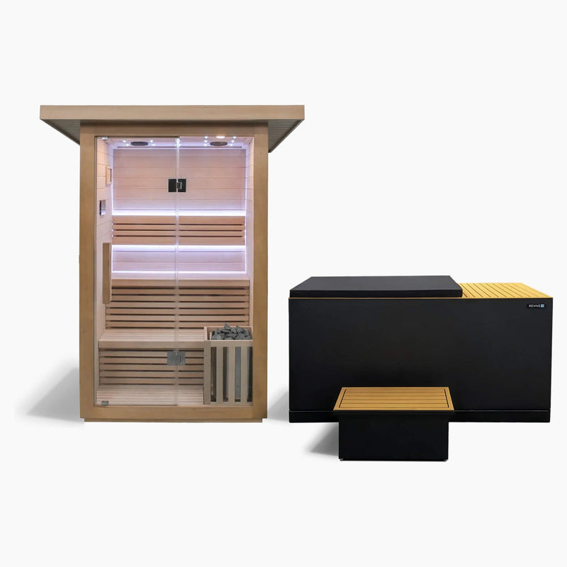 Revive 2 Person Traditional Sauna & Luxury Plunge Package