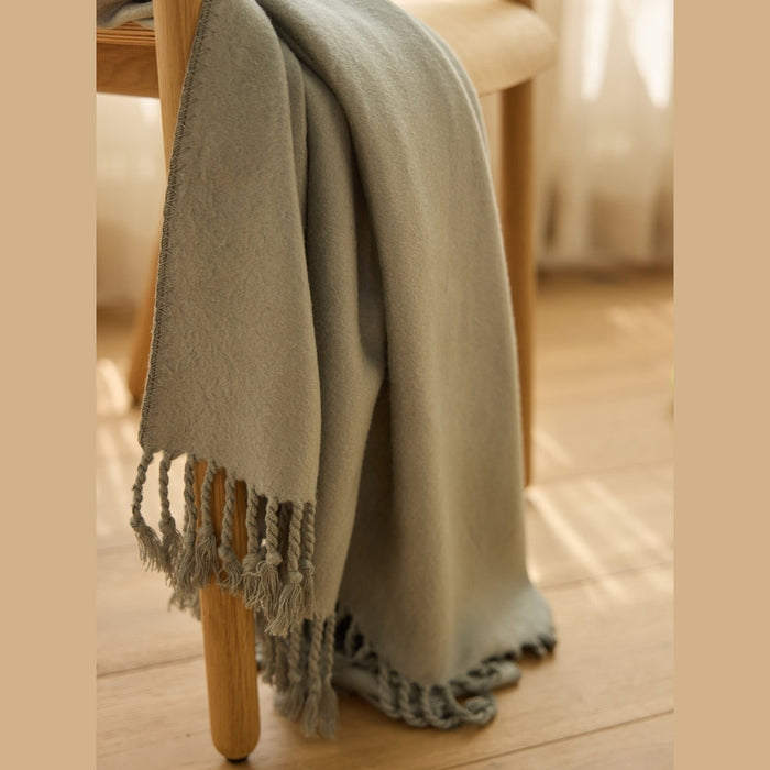 Cozy Earth Bamboo Tassel Throw