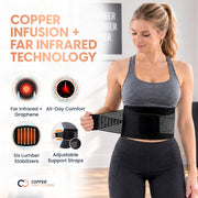 Copper Compression CopperCore™ Infrared Energy Back Brace