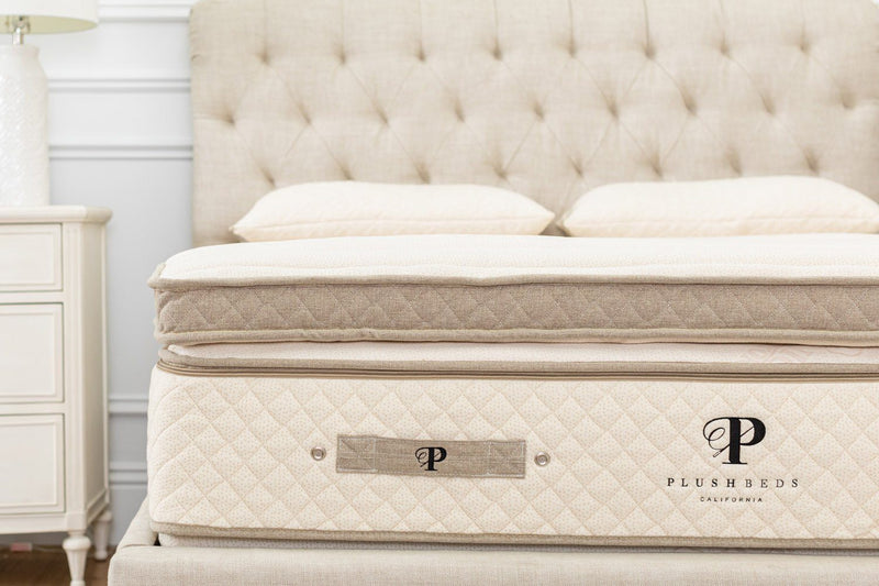 PlushBeds Quilted Organic Mattress Topper