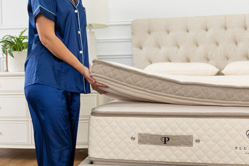 PlushBeds Quilted Organic Mattress Topper