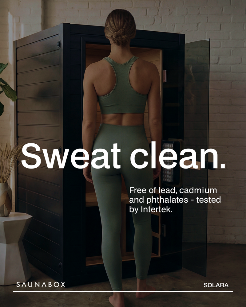 SaunaBox® Solara: Full Spectrum 1-Person Infrared Sauna