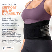 Copper Compression CopperCore™ Infrared Energy Back Brace