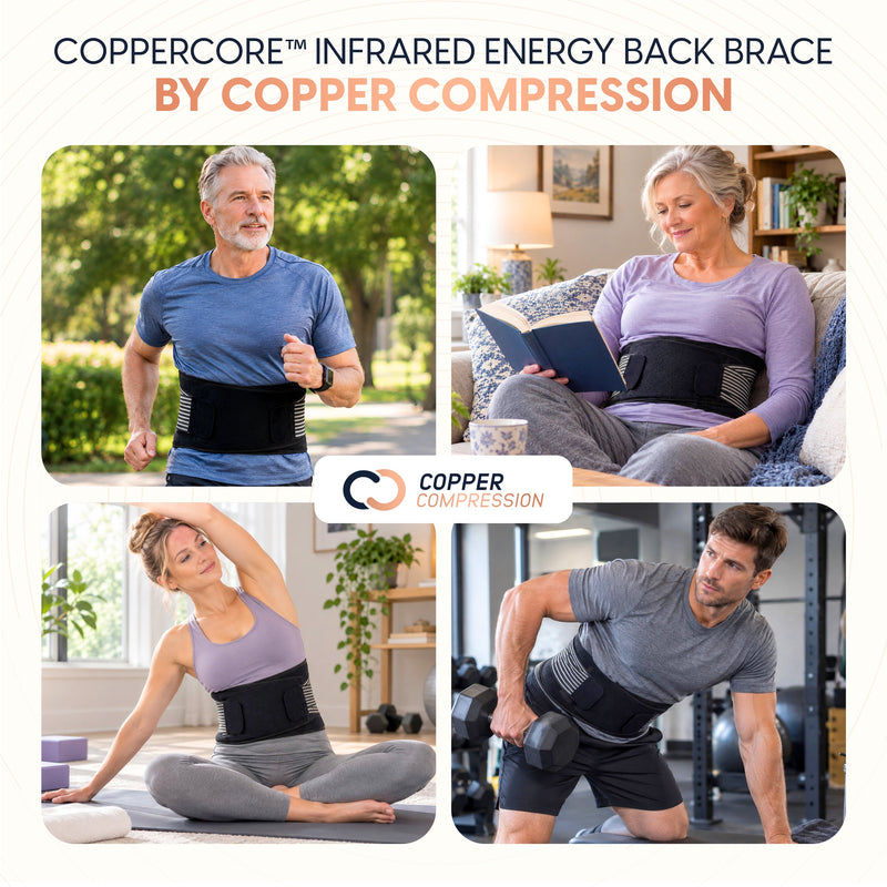 Copper Compression CopperCore™ Infrared Energy Back Brace
