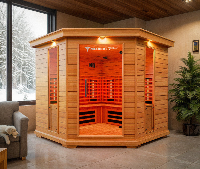 Medical 7 Plus Infrared Sauna (4-6 Person)