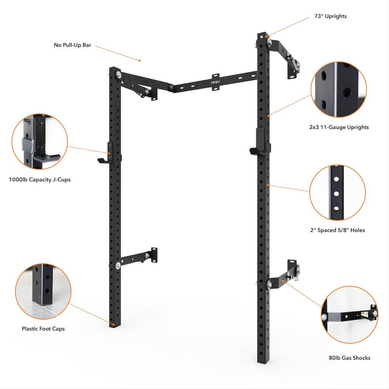 PRx Profile ONE Folding Squat Rack (no bar)