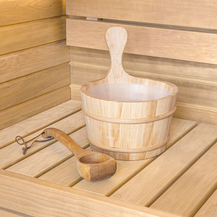 Prosaunas Wood Sauna Bucket