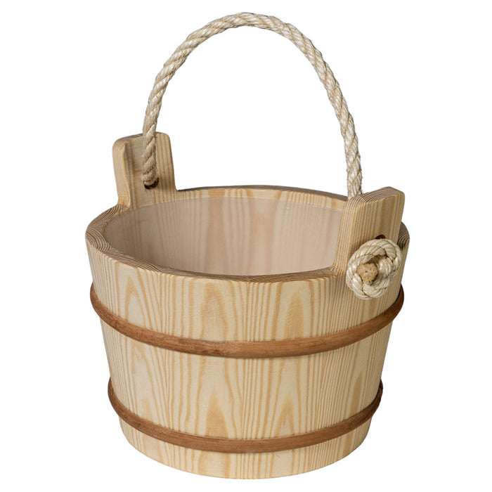 Prosaunas Rope Handle Wood Sauna Bucket