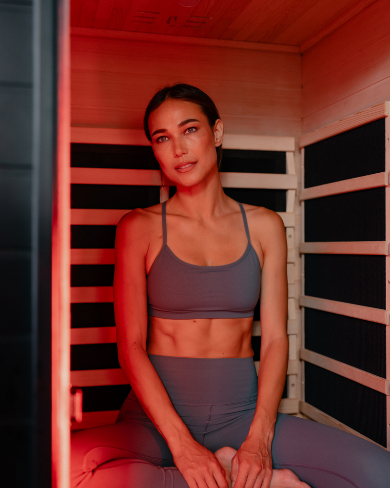 SaunaBox® Solara: Full Spectrum 1-Person Infrared Sauna