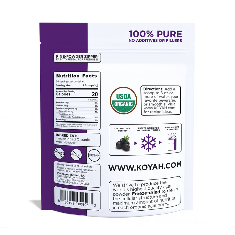 KOYAH Organic Acai Powder