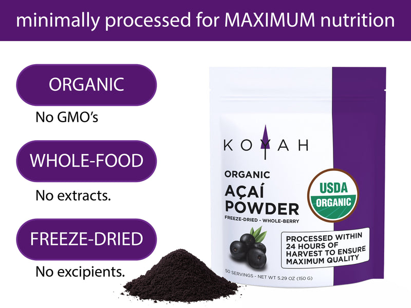 KOYAH Organic Acai Powder