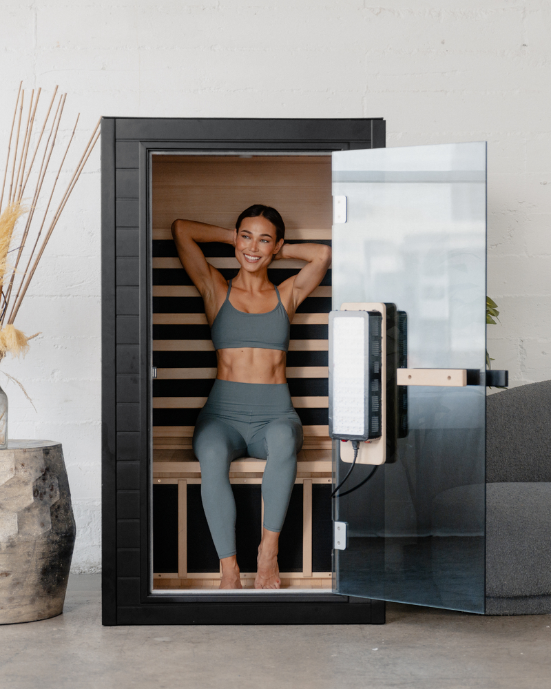 SaunaBox® Solara: Full Spectrum 1-Person Infrared Sauna