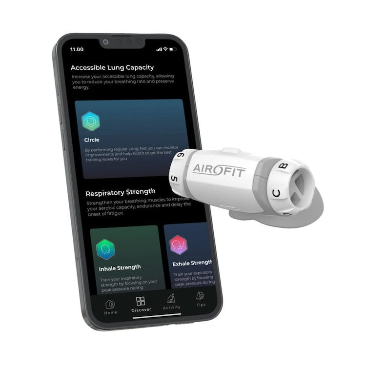 Airofitエアロフィット・エッセンシャルAIROFIT ESSENTIAL Airofit Essential Breathing Trainer — Recovery For Athletes