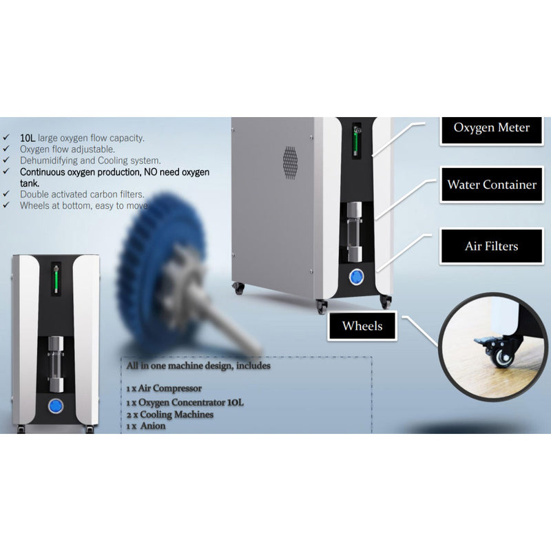 Airvida 1.1 - 1.4ATA Portable Lying Hyperbaric Chamber