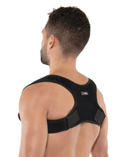 Copper Compression Posture Corrector, the posture corrector worn under a shirt, seen from the front