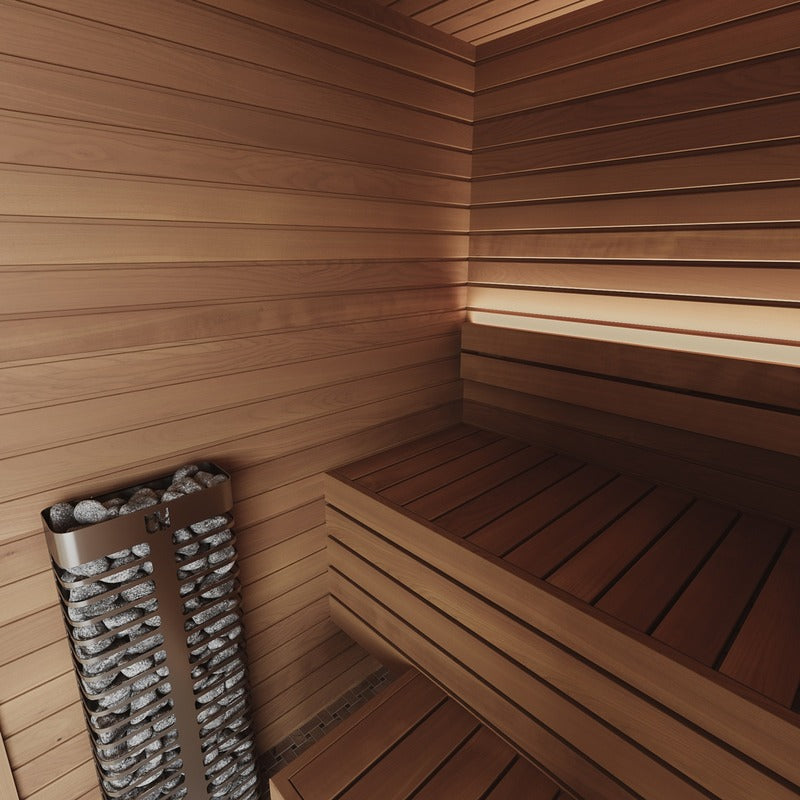 Auroom Cala Glass sauna, view 3