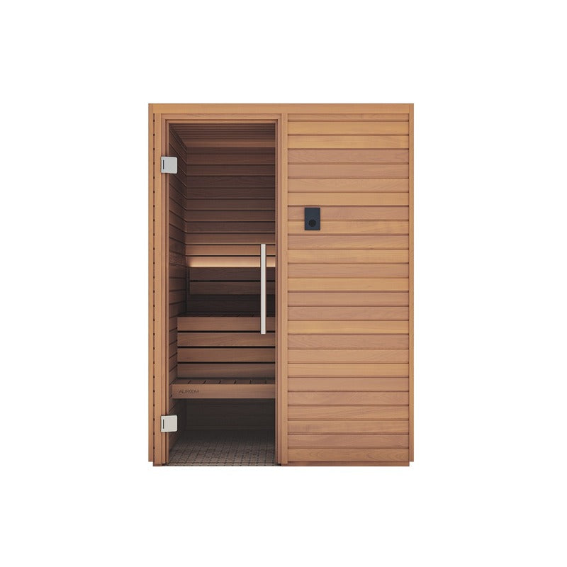 Auroom Cala Wood sauna, view 1