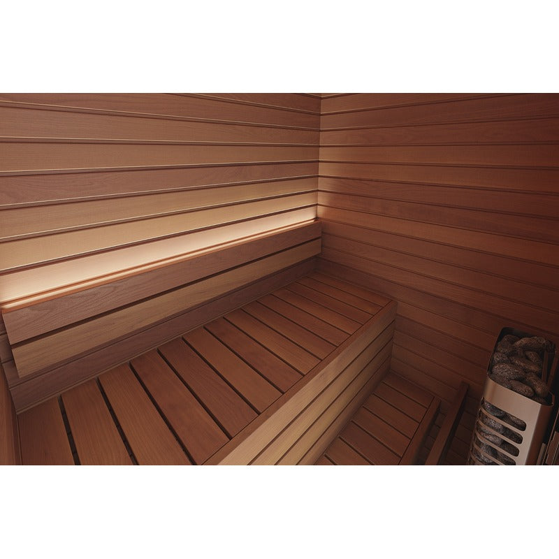 Auroom Cala Wood sauna, view 3