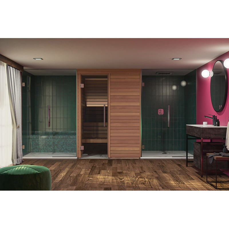 Auroom Cala Wood sauna, view 4