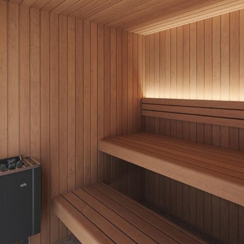 Auroom Emma Wood 4 Person Indoor Sauna