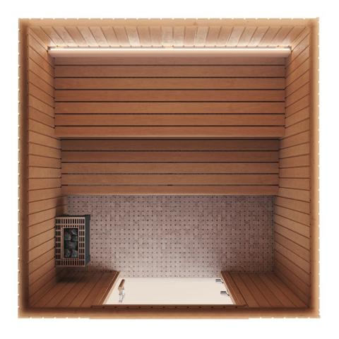 Auroom Emma Wood 4 Person Indoor Sauna