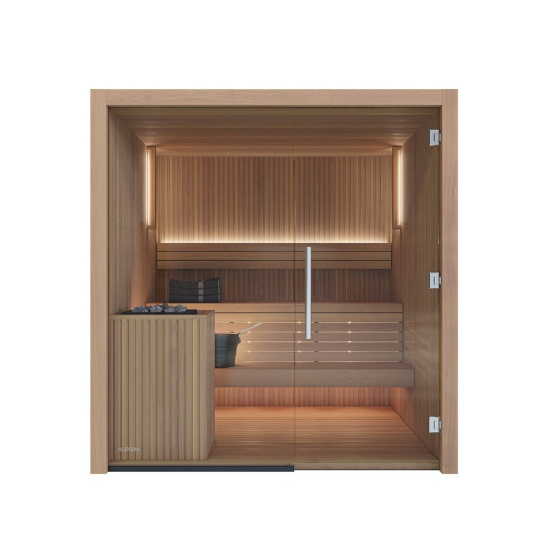 Auroom Libera Glass sauna, view 4