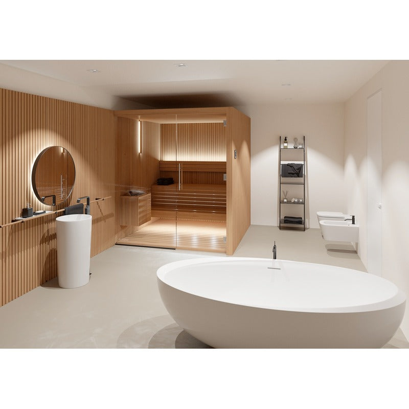 Auroom Libera Glass sauna, view 9