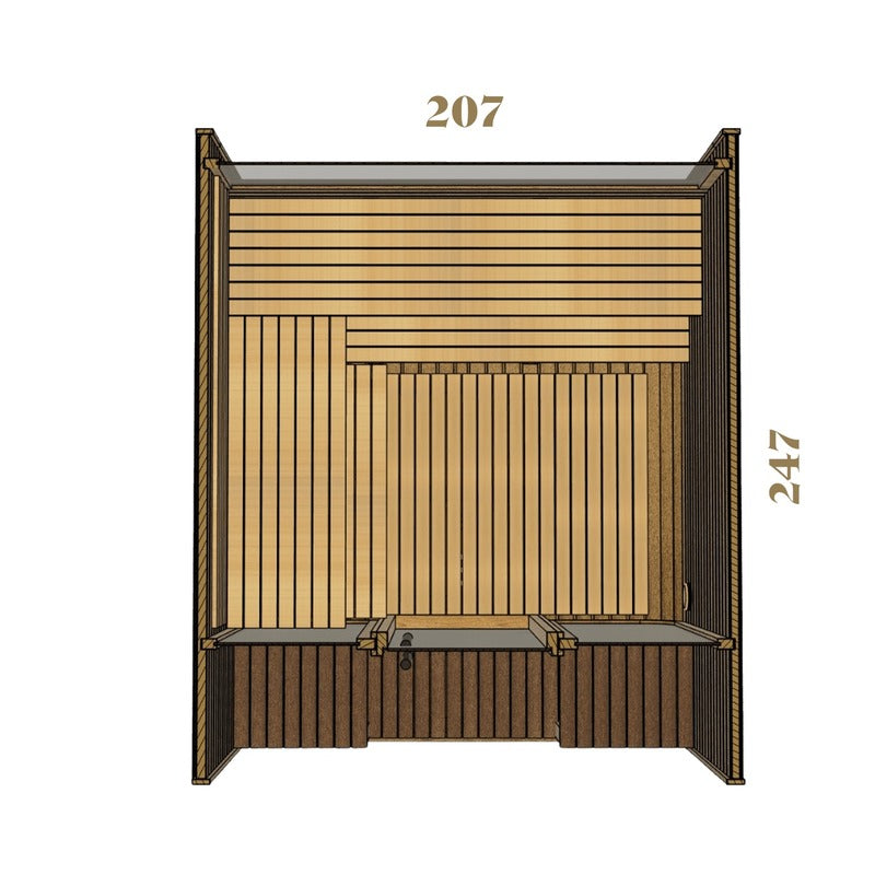 Auroom Aura sauna, view 6