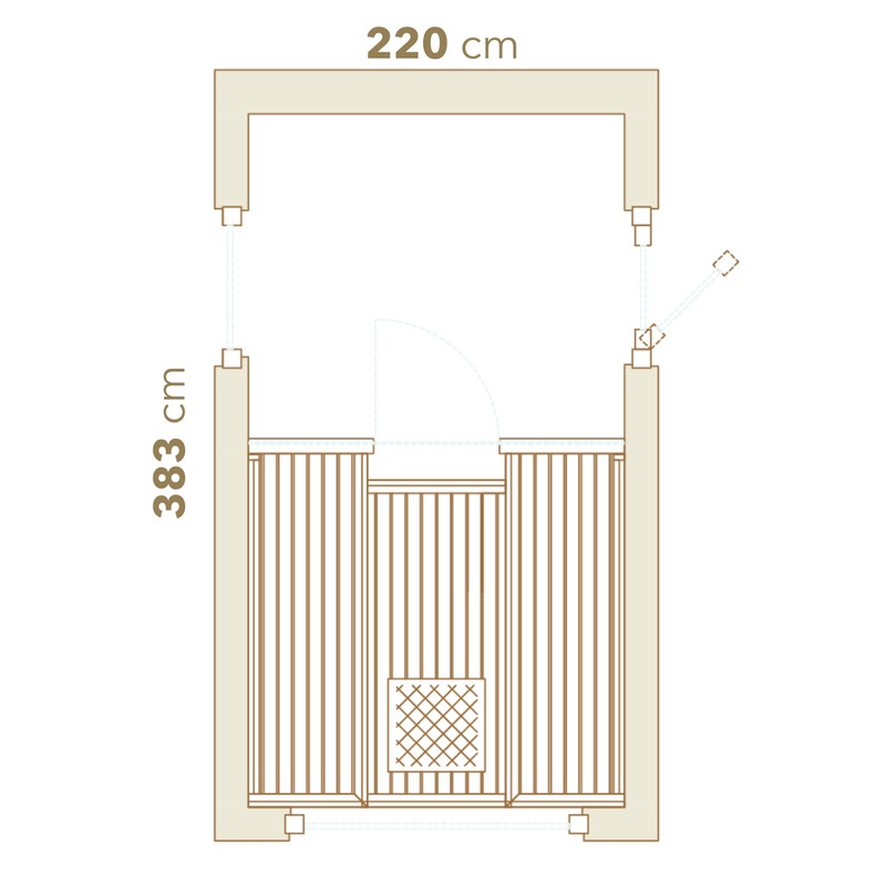 Auroom Terra M sauna, view 7