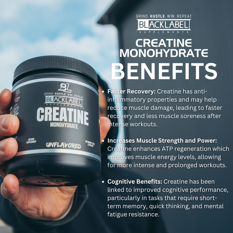 BLACKLABEL Supplements CREATINE MONOHYDRATE