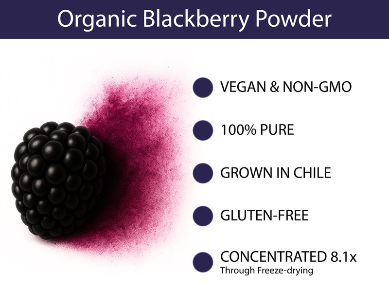KOYAH Organic Blackberry Powder