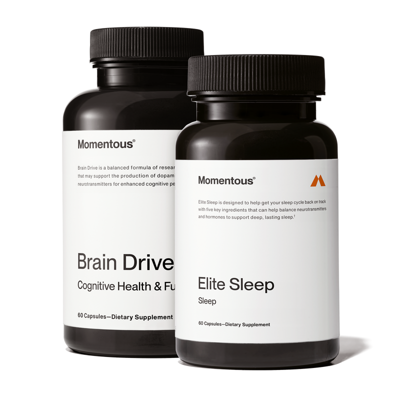 Momentous Brain Drive + Elite Sleep Stack