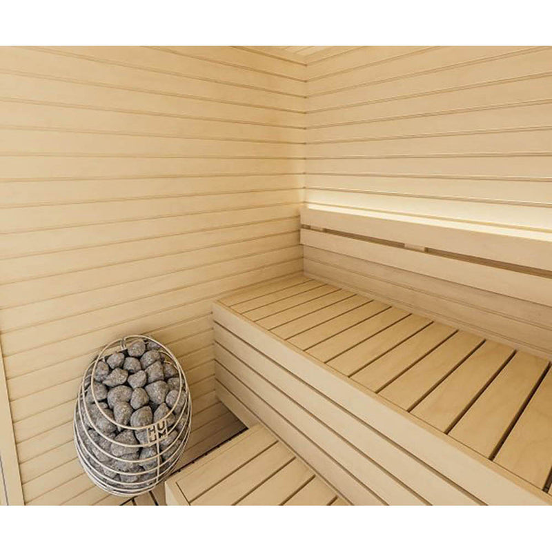 Auroom Cala Glass 4 Person Indoor Sauna