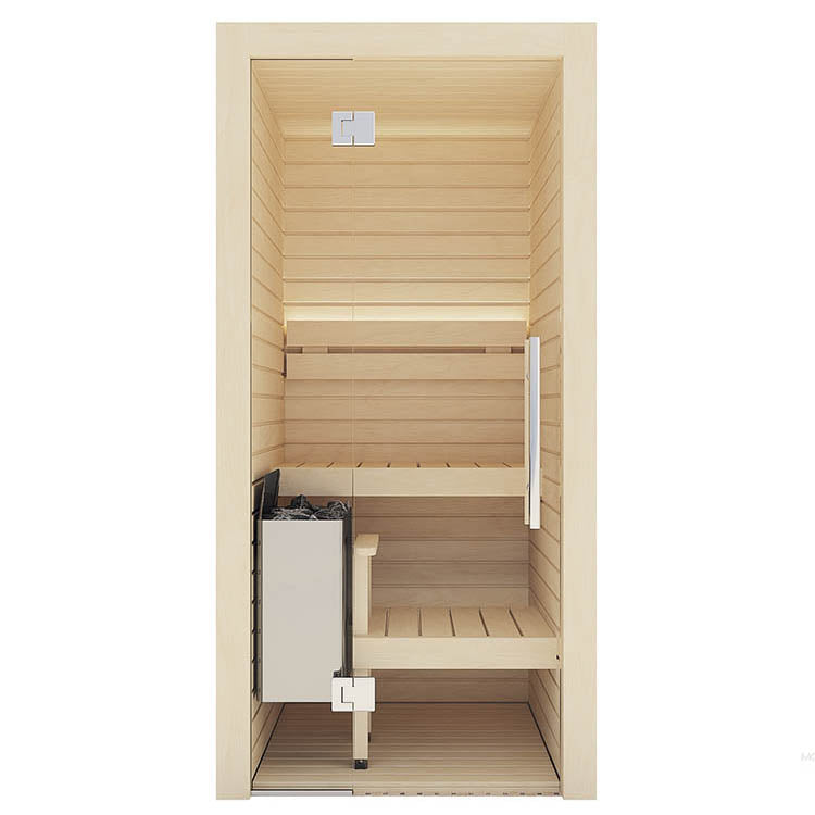 Auroom Cala Glass 1 Person Mini Indoor Sauna