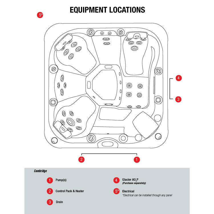 Canadian Spa Cambridge 2-6 Person Luxury Hot Tub