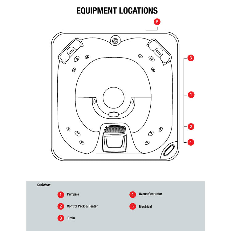 Canadian Spa Saskatoon 2-4 Person Luxury Hot Tub