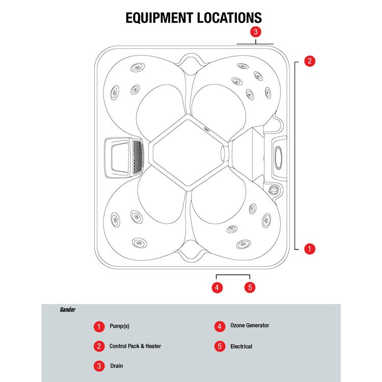 Canadian Spa Gander 2-4 Person Luxury Hot Tub